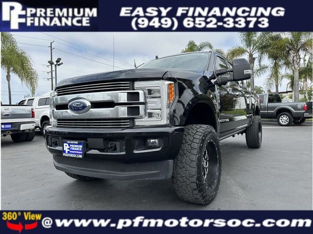 2019 Ford F250 Super Duty Crew Cab LIMITED 4X4 DIESEL NAV BACK UP CAM 1OWNER CLEAN - 22578968 - 0