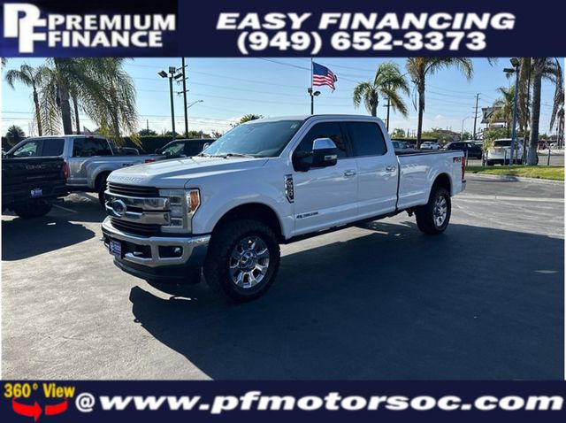 2019 Ford F350 Super Duty Crew Cab KING RANCH 4X4 DIESEL NAV BACK UP CAM CLEAN - 22888647 - 0