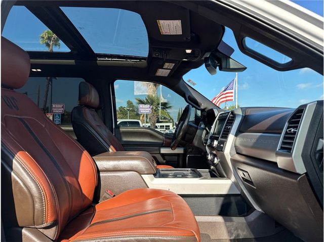 2019 Ford F350 Super Duty Crew Cab KING RANCH 4X4 DIESEL NAV BACK UP CAM CLEAN - 22888647 - 21