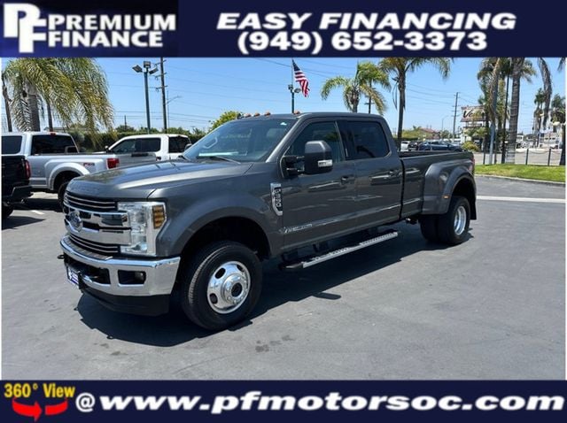 2019 Ford F350 Super Duty Crew Cab LARIAT DUALLY 4X4 DIESEL NAV BACK UP CAM CLEAN - 22877074 - 0