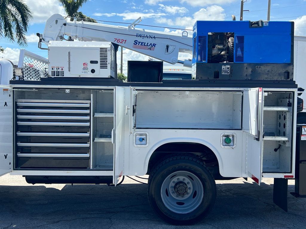 2019 Ford F550 Extended Cab 4x4 w/  Mechanics Truck 21' Crane Body Welder Compressor - 23065221 - 13