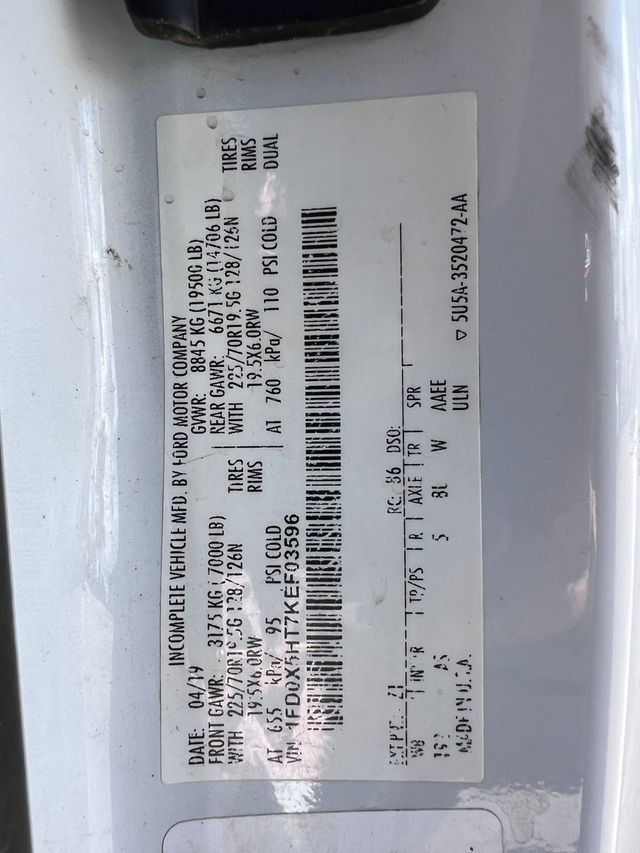2019 Ford F550 Extended Cab 4x4 w/  Mechanics Truck 21' Crane Body Welder Compressor - 23065221 - 45