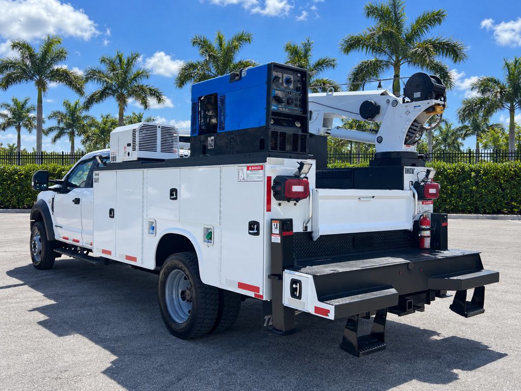 2019 Ford F550 Extended Cab 4x4 w/  Mechanics Truck 21' Crane Body Welder Compressor - 23065221 - 7