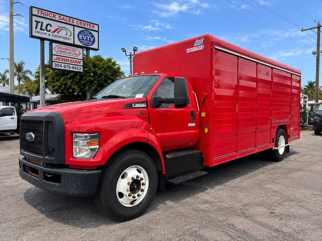 2019 Ford F650 Gas w/ 10 Bay Mickey Aluminum Truck Side Loaders Beverage - 23082452 - 1