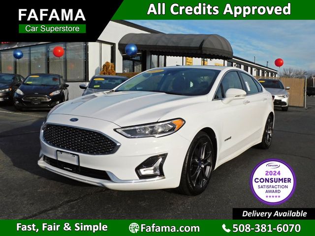 Used 2019 ford fusion hybrid deals titanium