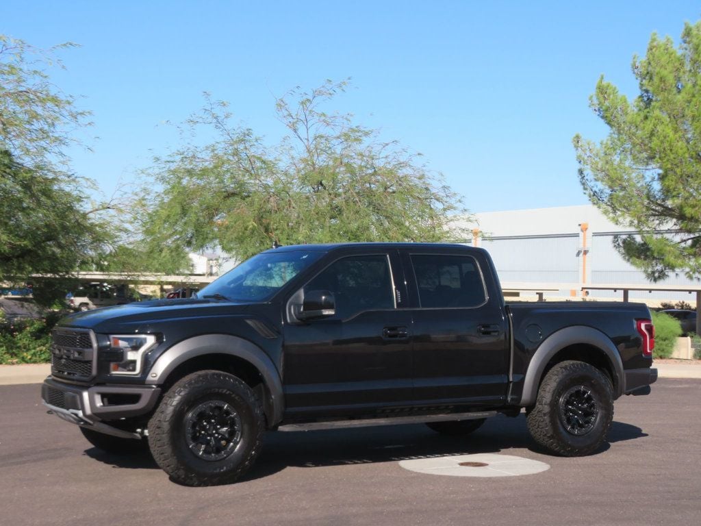 2019 Ford F-150 1OWNER AZ RAPTOR CREWCAB EXTRA CLEAN LEATHER BLACK BEAUTY - 22932928 - 0
