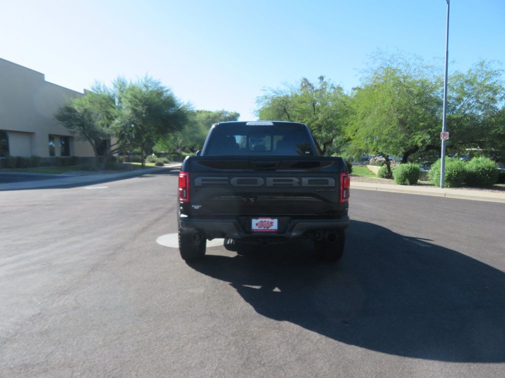 2019 Ford F-150 1OWNER AZ RAPTOR CREWCAB EXTRA CLEAN LEATHER BLACK BEAUTY - 22932928 - 11