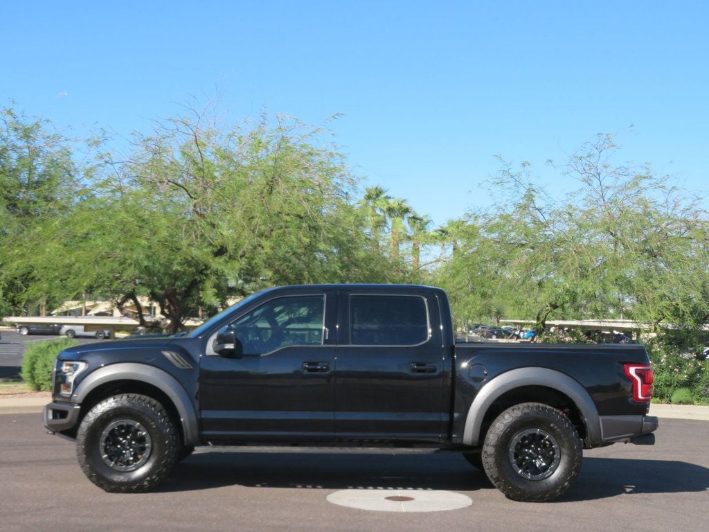 2019 Ford F-150 1OWNER AZ RAPTOR CREWCAB EXTRA CLEAN LEATHER BLACK BEAUTY - 22932928 - 1