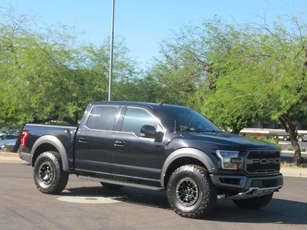 2019 Ford F-150 1OWNER AZ RAPTOR CREWCAB EXTRA CLEAN LEATHER BLACK BEAUTY - 22932928 - 3
