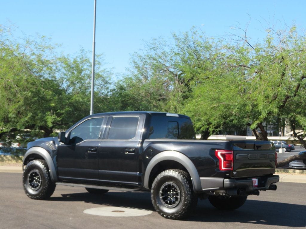 2019 Ford F-150 1OWNER AZ RAPTOR CREWCAB EXTRA CLEAN LEATHER BLACK BEAUTY - 22932928 - 4