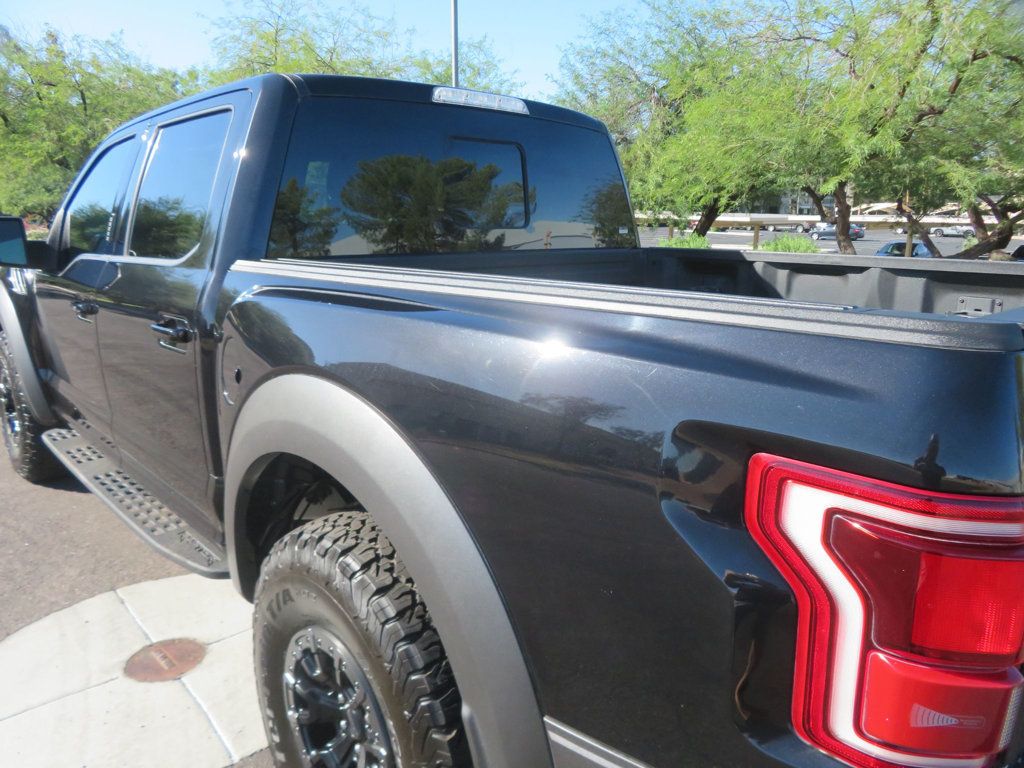 2019 Ford F-150 1OWNER AZ RAPTOR CREWCAB EXTRA CLEAN LEATHER BLACK BEAUTY - 22932928 - 6