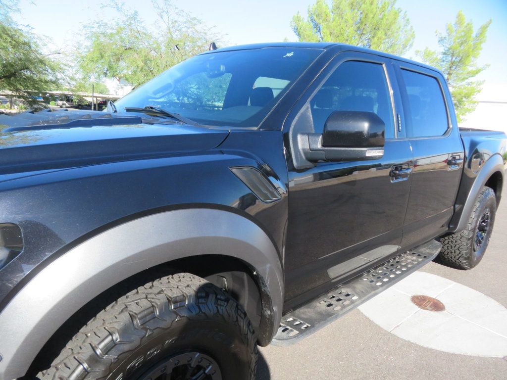 2019 Ford F-150 1OWNER AZ RAPTOR CREWCAB EXTRA CLEAN LEATHER BLACK BEAUTY - 22932928 - 7