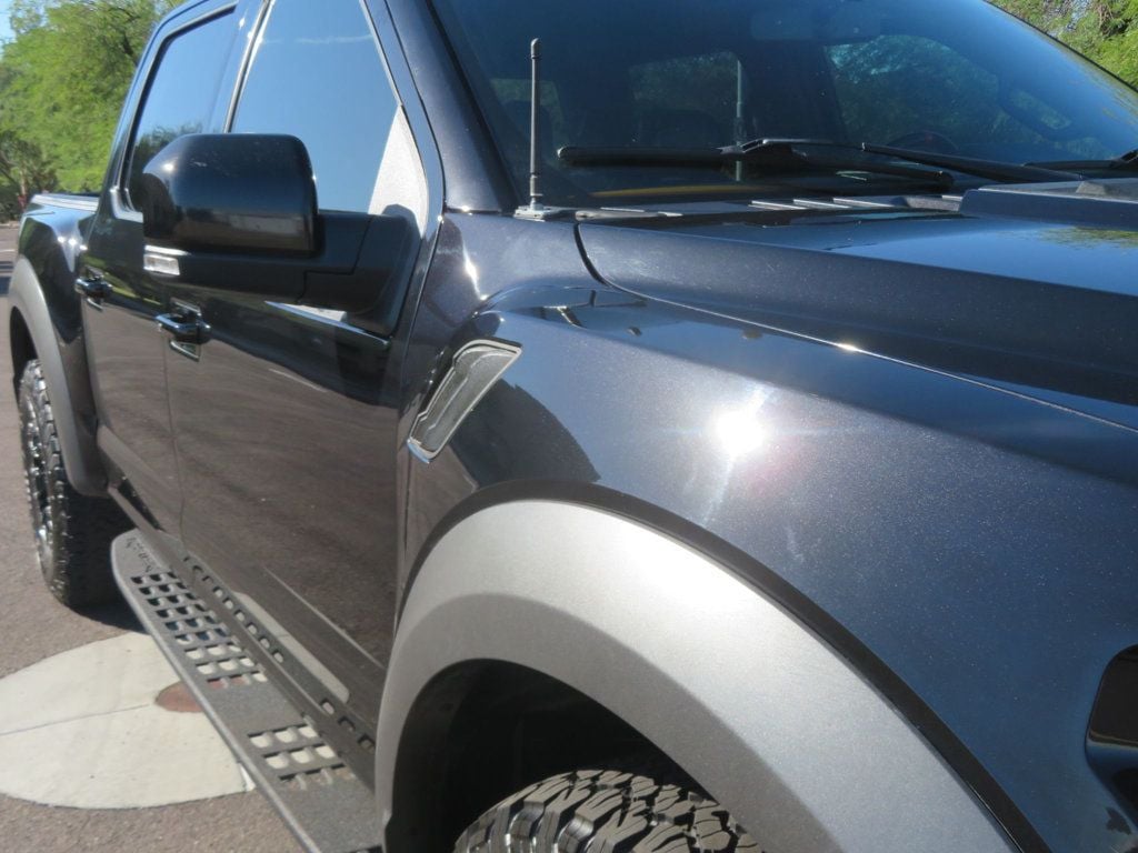 2019 Ford F-150 1OWNER AZ RAPTOR CREWCAB EXTRA CLEAN LEATHER BLACK BEAUTY - 22932928 - 8