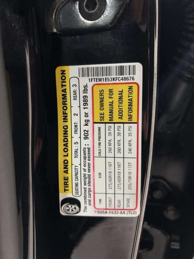 2019 Ford F-150 Lariat 4x4 4dr SuperCrew 5.5 ft. SB - 22947858 - 43