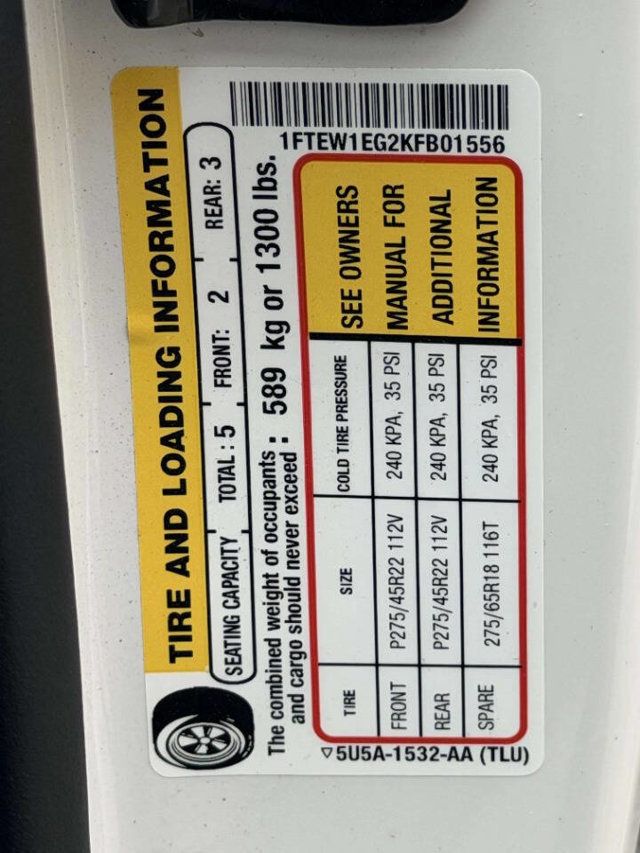 2019 Ford F-150 Limited 4WD SuperCrew 5.5' Box - 23012257 - 23