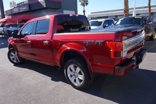 2019 Ford F-150 PLATINUM, 4X4, PREMIUM WHEELS, LOW MILES, PANO MOON ROOF,LEATHER - 22949429 - 3