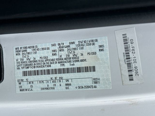 2019 Ford F-150 XL - 22993839 - 20