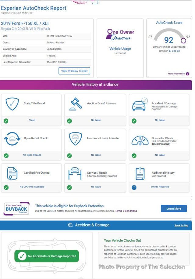 2019 Ford F-150 XL 2WD REG CAB 6.5" BOX W/POWER EQUIPMENT GROUP - 23009248 - 12