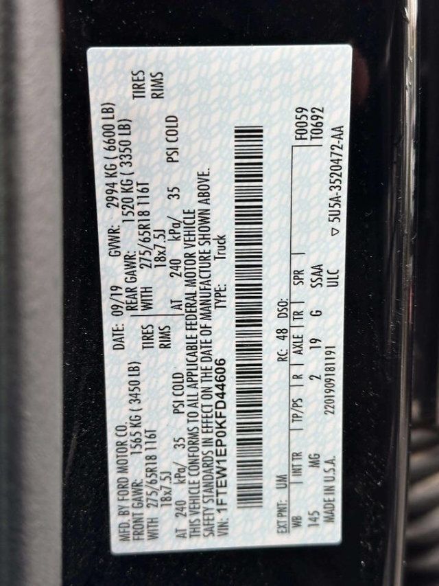 2019 Ford F-150 XLT 4WD SuperCrew 5.5' Box - 22944150 - 17