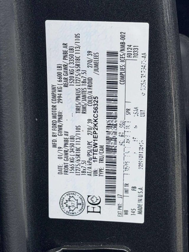 2019 Ford F-150 XLT 4WD SuperCrew 5.5' Box - 23020820 - 14