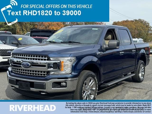 Used 2019 Ford F-150 XLT with VIN 1FTEW1E43KKD61820 for sale in Riverhead, NY