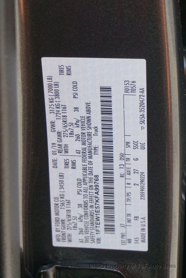 2019 Ford F-150 XLT 4WD SuperCrew 5.5' Box - 23037124 - 35