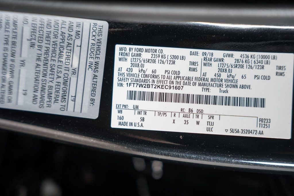 2019 Ford F-250SD Lariat - 22831515 - 58