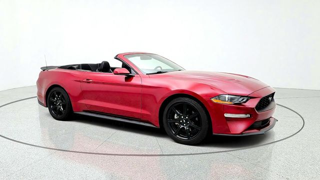 2019 Ford Mustang EcoBoost Convertible w/ 101A, Black Accent Pkg & Navigation - 23090471 - 2