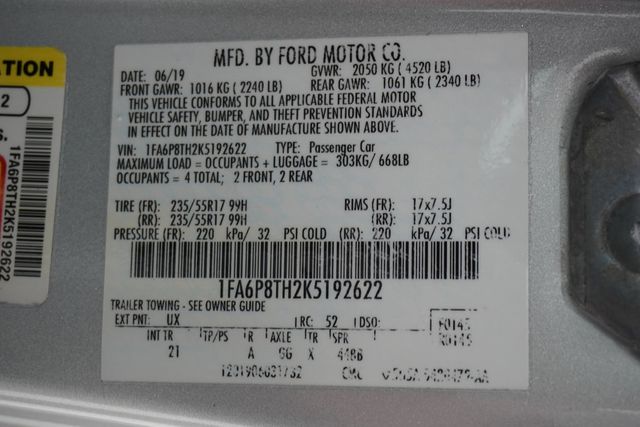 2019 Ford Mustang EcoBoost Fastback - 22995855 - 25