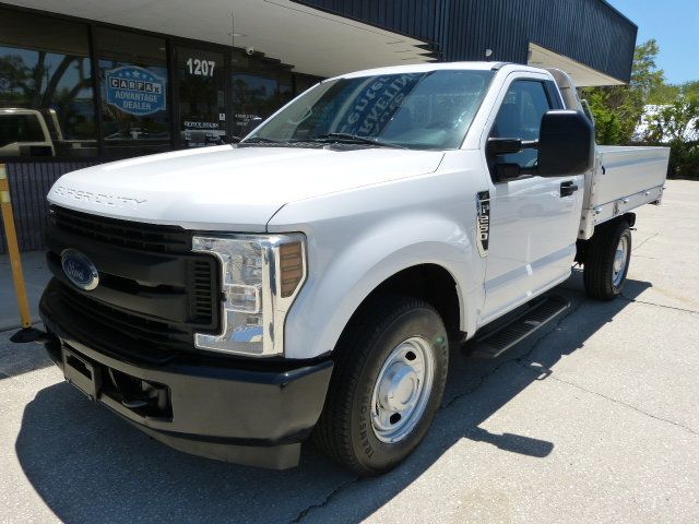2019 Ford Super Duty F-250 SRW 6.2L V8 GAS*XL*2WD*REG CAB*ALUMINUM FLATBED W/ COLLAPSIBLE SIDES - 23024286 - 1