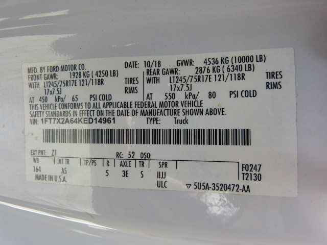 2019 Ford Super Duty F-250 SRW 6.2L V8 GAS*XL*2WD*SUPERCAB*8FT. "KNAPHEIDE" SERVICE BODY! - 22977708 - 50