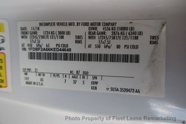 2019 Ford Super Duty F-250 SRW F250 2WD Reg Cab 9' Alum Flatbed - 22994710 - 13