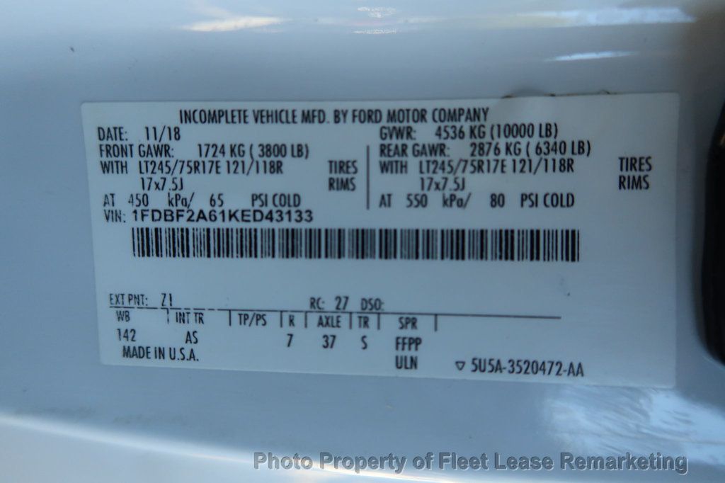 2019 Ford Super Duty F-250 SRW F250SD 2WD Reg Cab 9' Alum Flatbed - 22936779 - 13