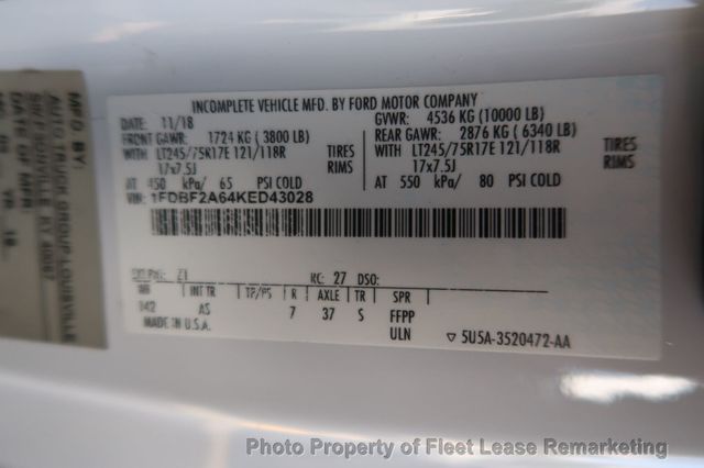 2019 Ford Super Duty F-250 SRW F250SD 2WD Reg Cab 9' Alum Flatbed - 23100927 - 13