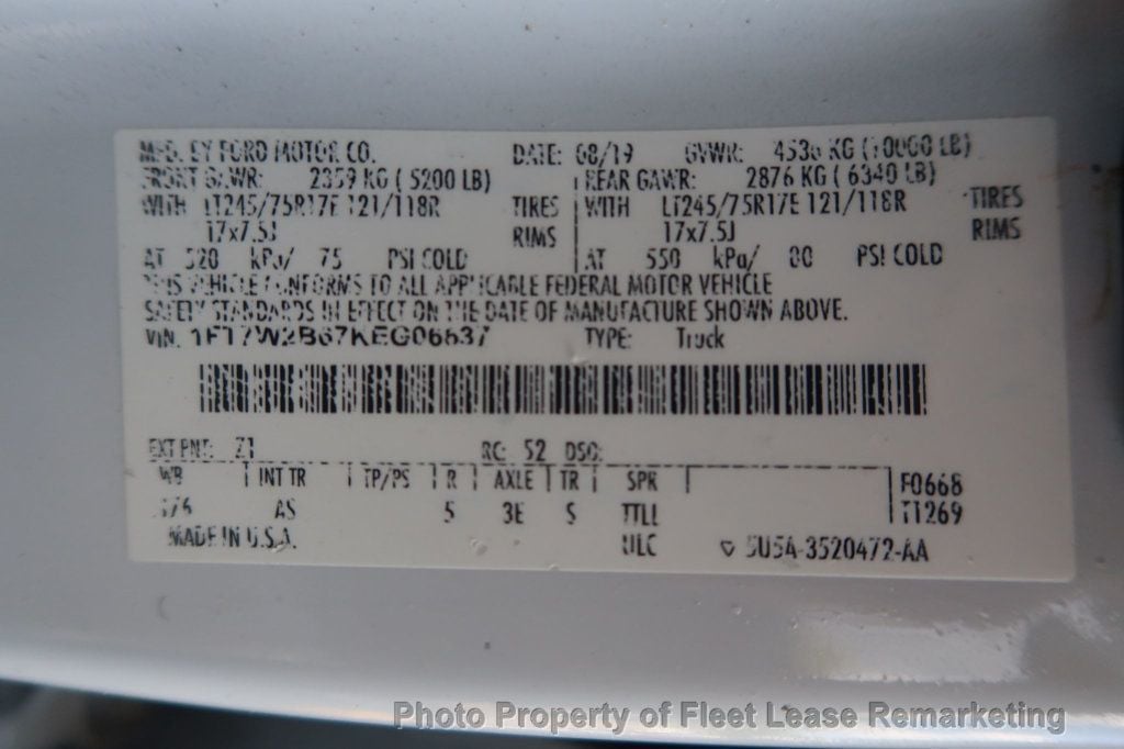 2019 Ford Super Duty F-250 SRW F250SD 4WD Crew Cab 9' Steel Flatbed - 22906567 - 13