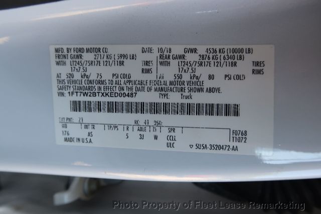 2019 Ford Super Duty F-250 SRW F250SD 4WD Crew Cab Shell DIESEL - 23082186 - 13