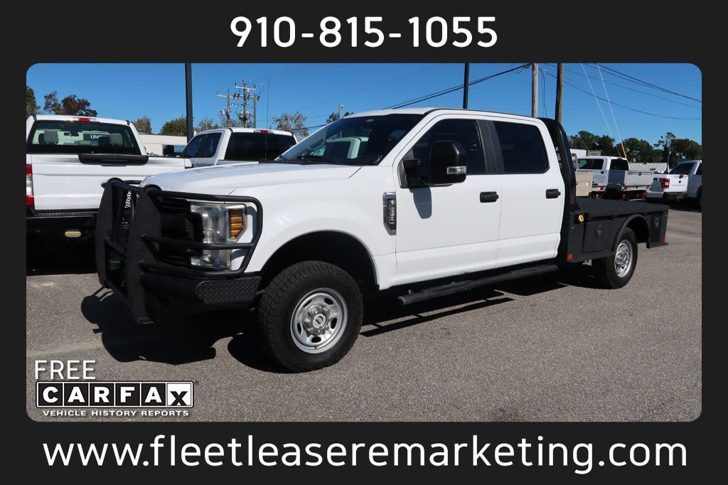 2019 Ford Super Duty F-250 SRW F250SD Crew Cab 9' Flatbed - 22939552 - 0