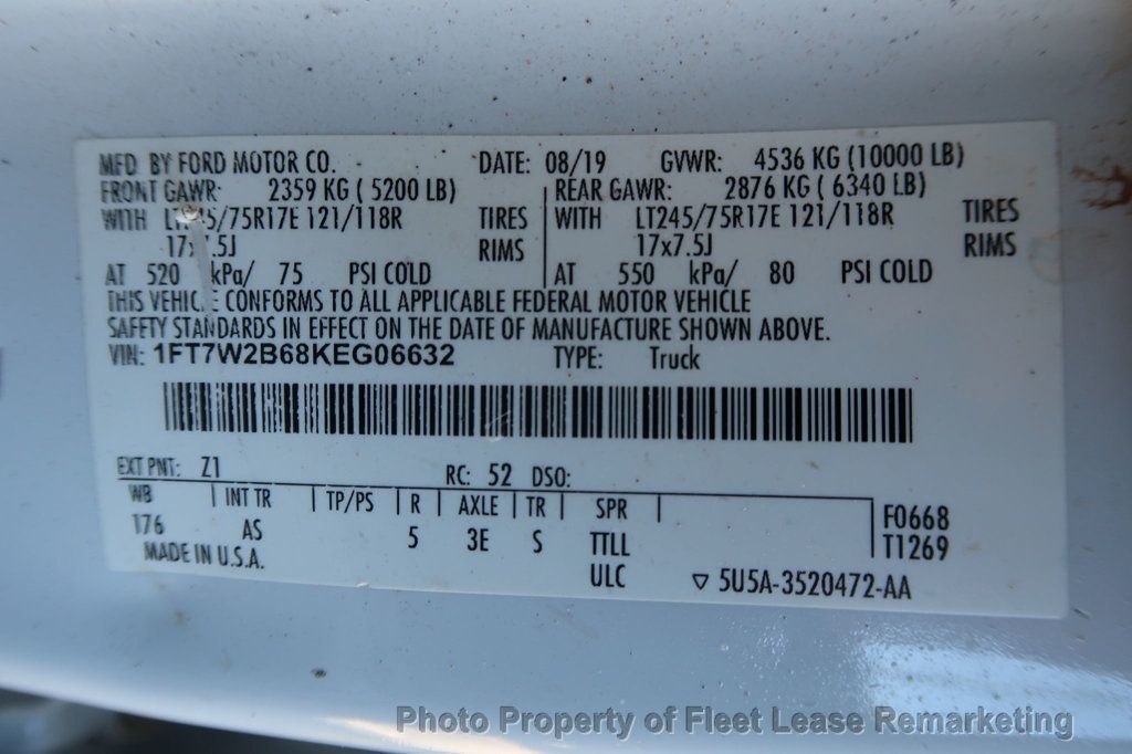 2019 Ford Super Duty F-250 SRW F250SD Crew Cab 9' Flatbed - 22939552 - 13