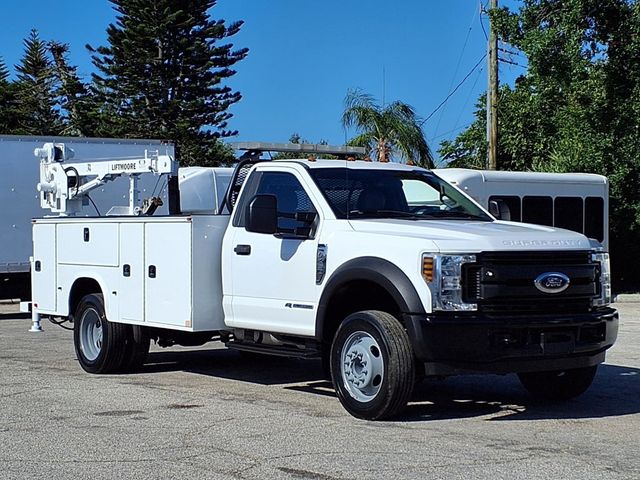 2019 Ford Super Duty F-450 DRW Cab-Chassis 11' Utility Truck w/Crane - 23019292 - 0