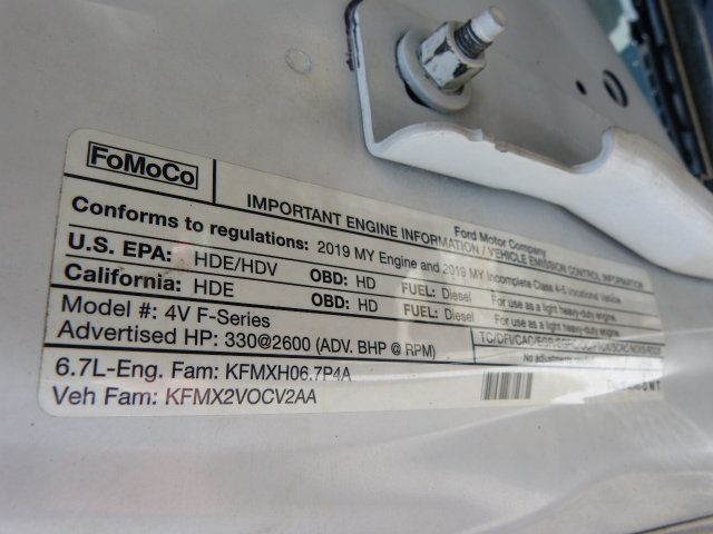 2019 Ford Super Duty F-550 DRW 6.7L V8 TURBO DIESEL*XL*2WD*REG CAB*34FT. "POSI +" CABLE/BUCKET - 22989225 - 51