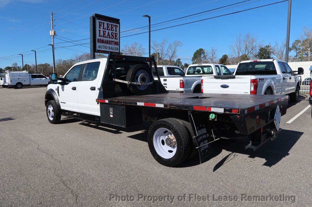 2019 Ford Super Duty F-550 DRW F550 Crew Cab Flatbed DRW - 22972640 - 2