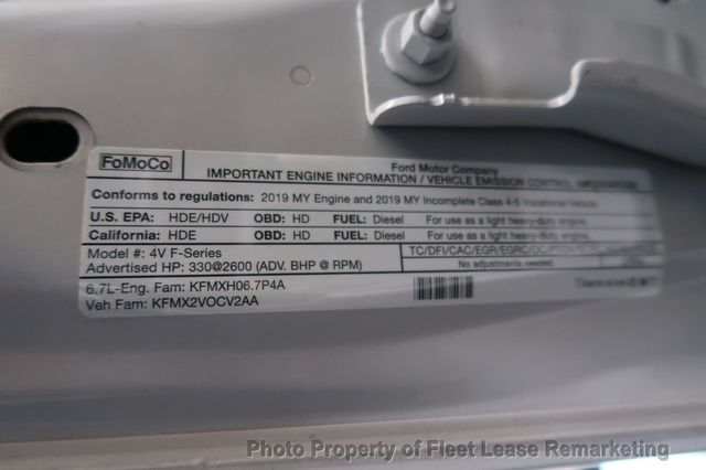 2019 Ford Super Duty F-550 DRW F550SD 4WD Crew Cab 11' Flatbed - 23016940 - 43