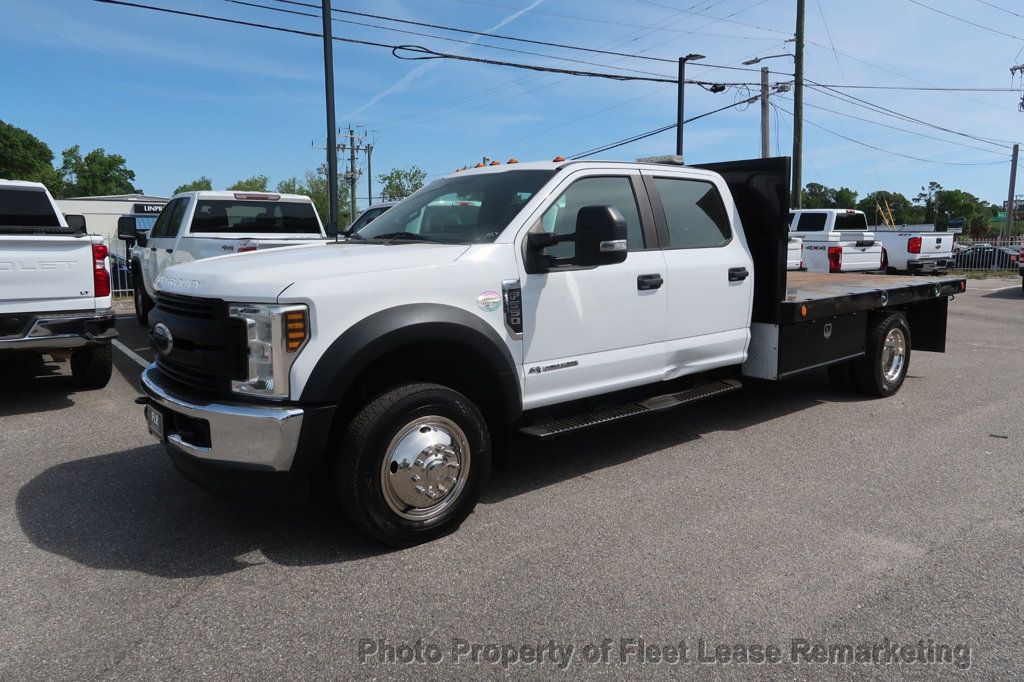 2019 Ford Super Duty F-550 DRW F550SD 4WD Crew Cab 11' Flatbed - 23016940 - 48