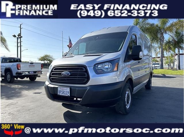 2019 Ford Transit 250 Van 250 MEDIUM ROOF CARGO BACK UP CAM 1OWNER CLEAN - 22501554 - 0