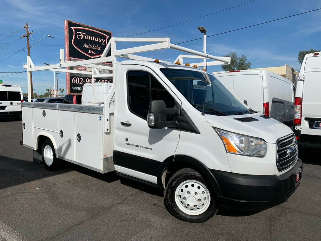 2019 Ford Transit Chassis T-350 HD Chassis Cutaway Dually DRW 138" WB 10360 GVWR 1-OWNER - 22991514 - 7
