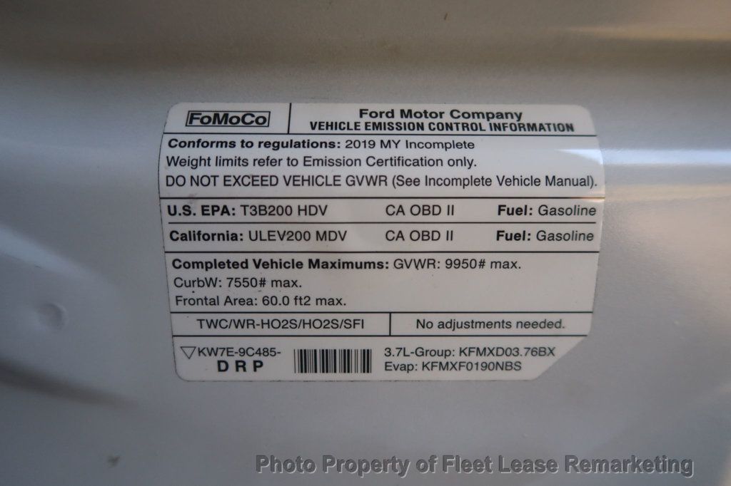 2019 Ford Transit Chassis T350 Medium Roof 148" Cargo Van  - 22975422 - 37