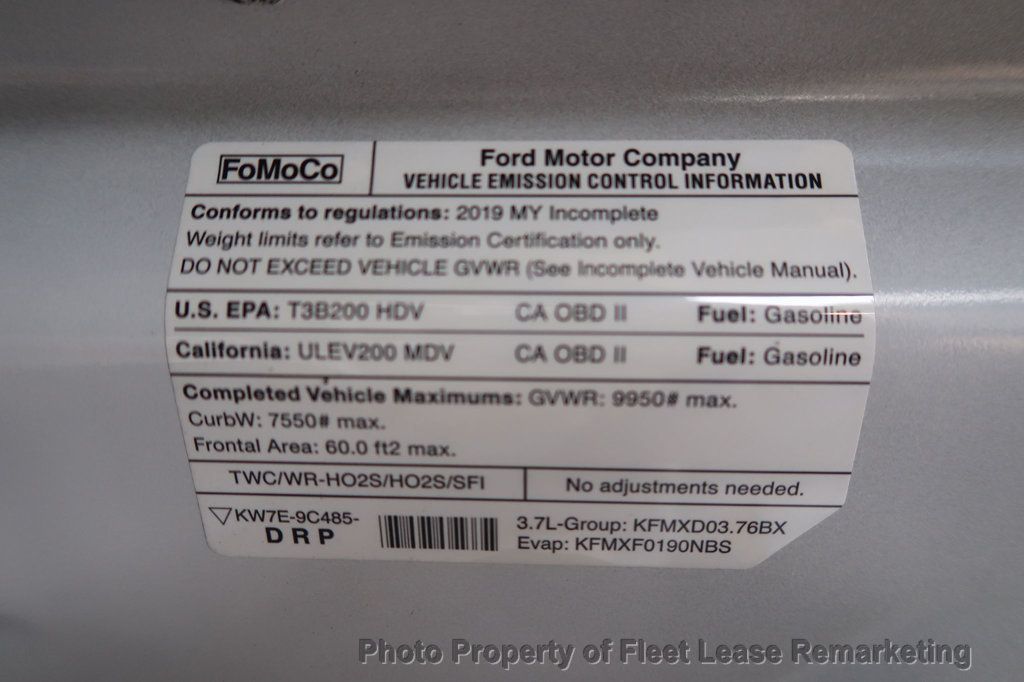 2019 Ford Transit Chassis Transit 250 9' Aluminum Flatbed - 23059287 - 31