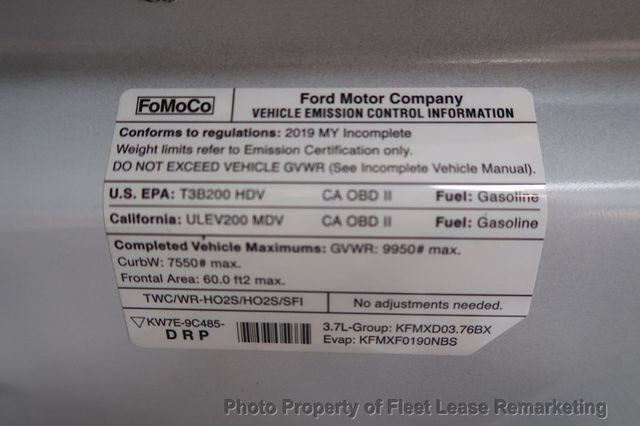 2019 Ford Transit Chassis Transit 250 9' Aluminum Flatbed - 23059287 - 31
