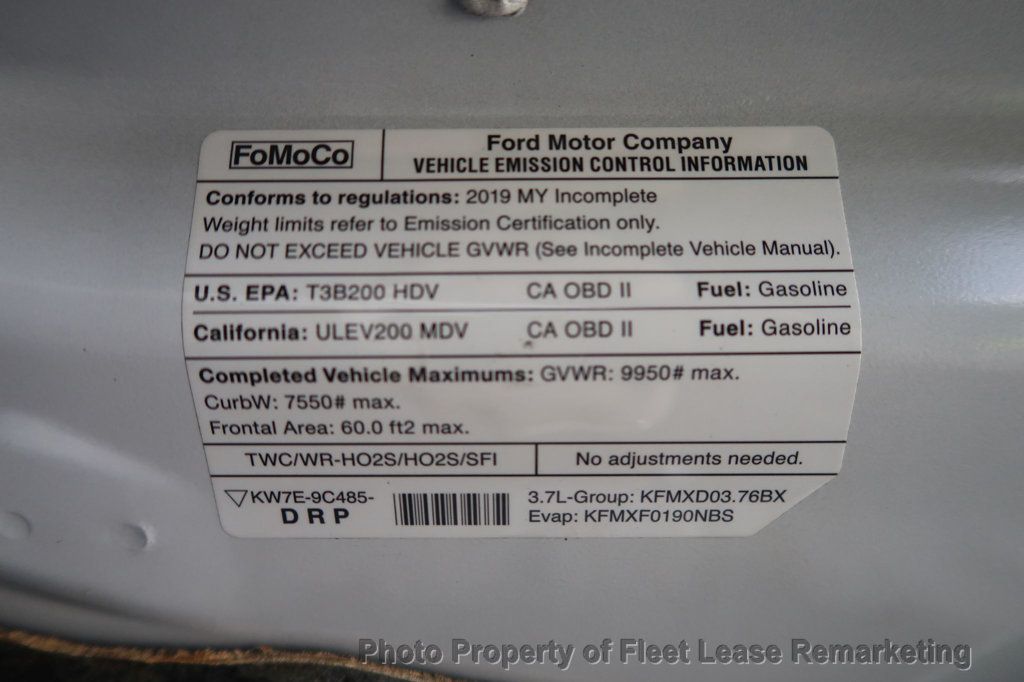2019 Ford Transit Chassis Transit 350HD 14'  Box Truck DRW - 23060830 - 35