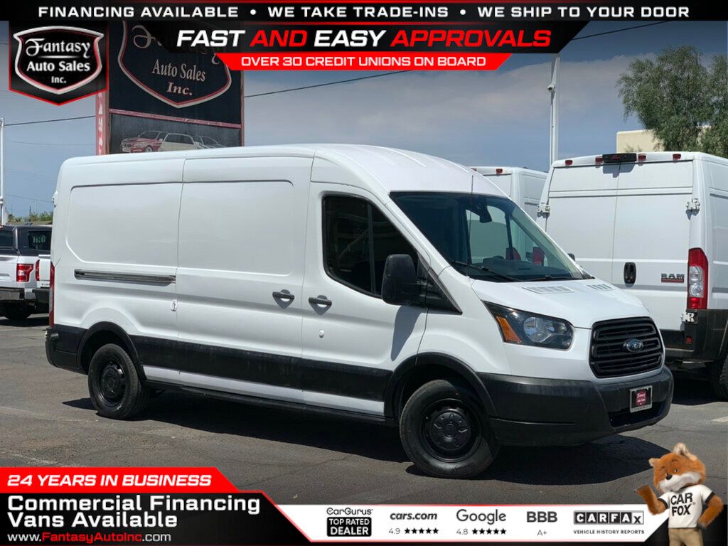 2019 Ford Transit Van T-150 148" Med Rf 8600 GVWR Sliding RH Dr 1-Owner - 23055826 | Video 1